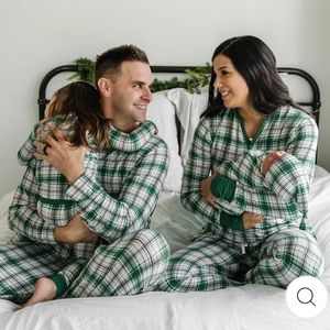 NWT Little Sleepies Noel Plaid Women's Bamboo Viscose Pajama Set (Top & Bottom)